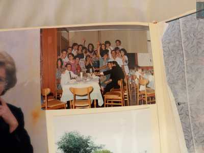 La foto di una delle tante tavolate preparata da Maria Giuseppa per la sua famiglia